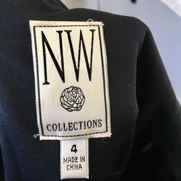 NW Collections navy evening/cocktail dress - Picture 7 of 7